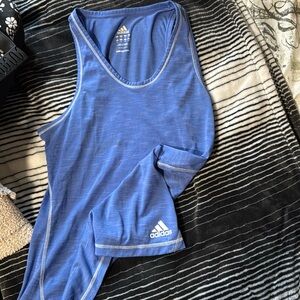 Women’s Adidas blue athletic shirt